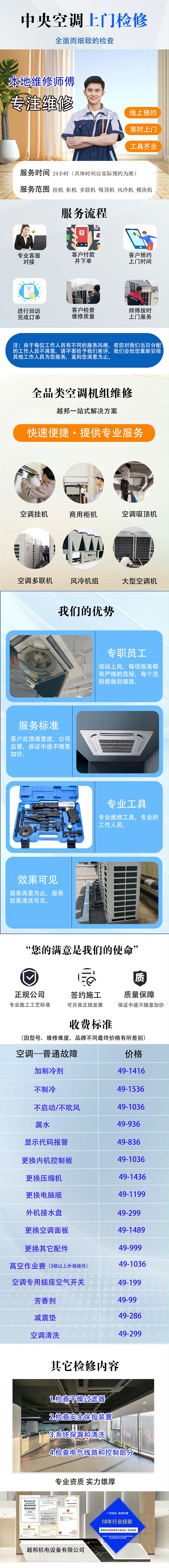 中央空調(diào)上門(mén)檢修-1