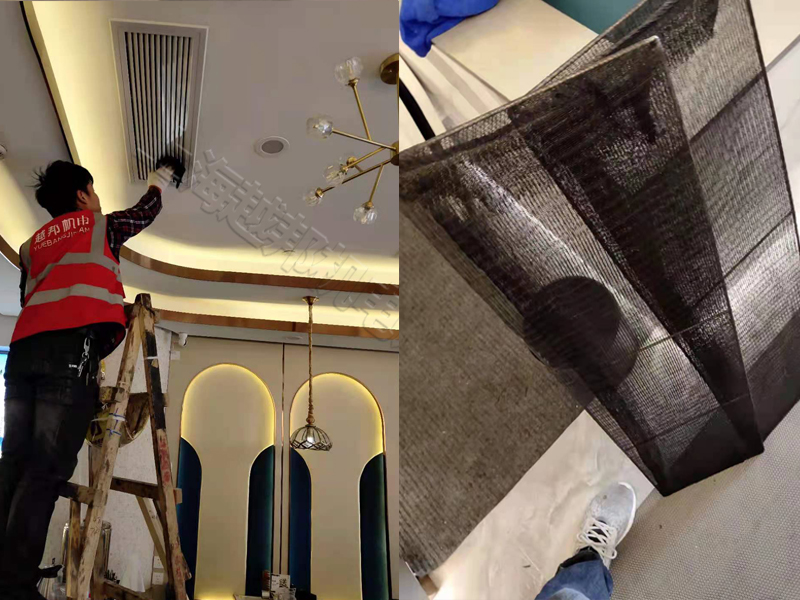 西北合餐廳中央空調清洗維護工程