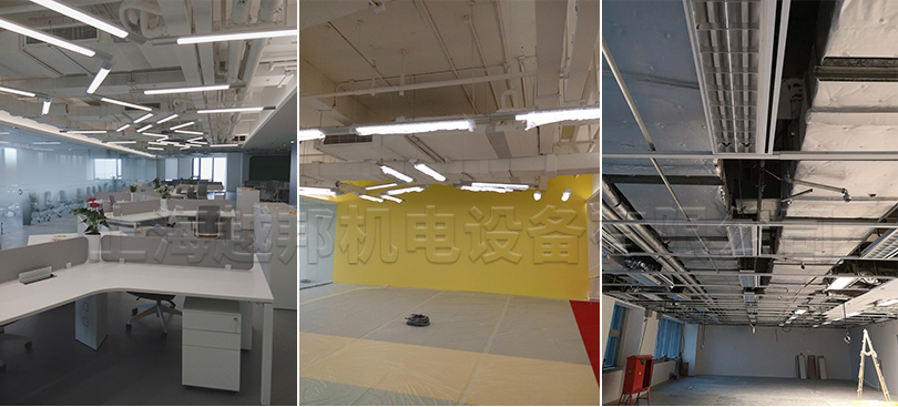 聯強國際辦公樓組合式中央空調室內機安裝