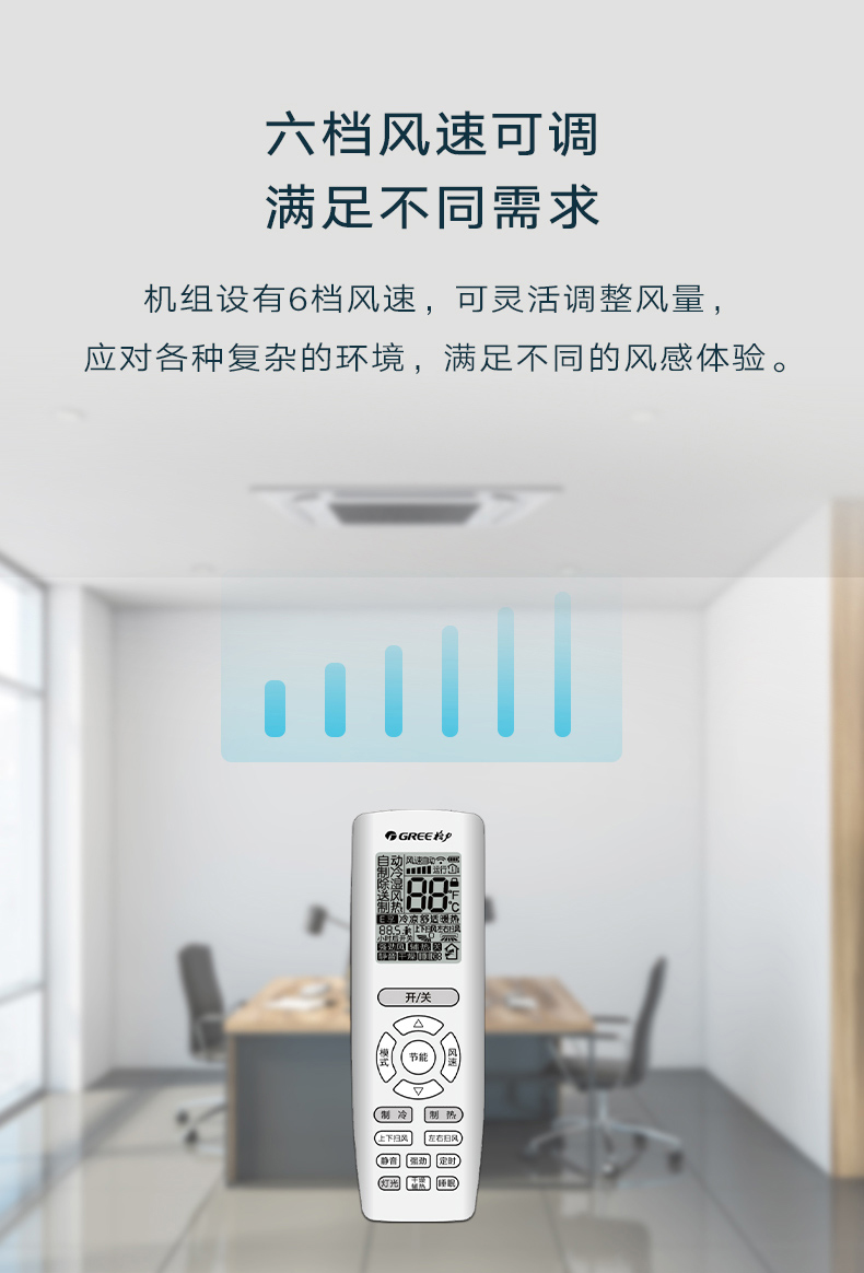 天井機5匹定頻冷暖2級能效 380V電源7