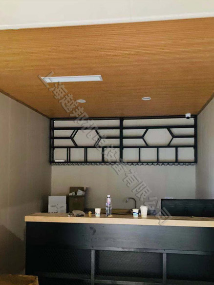 茶室美的空調和三菱新風安裝工程