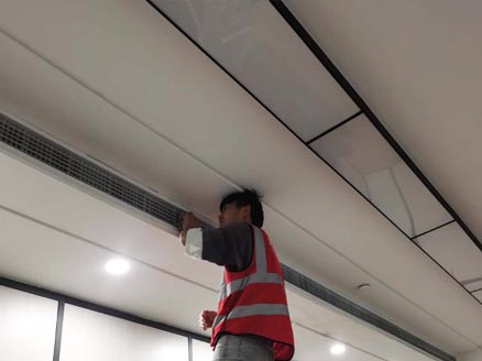 上海弘名電子中央空調清洗維保工程